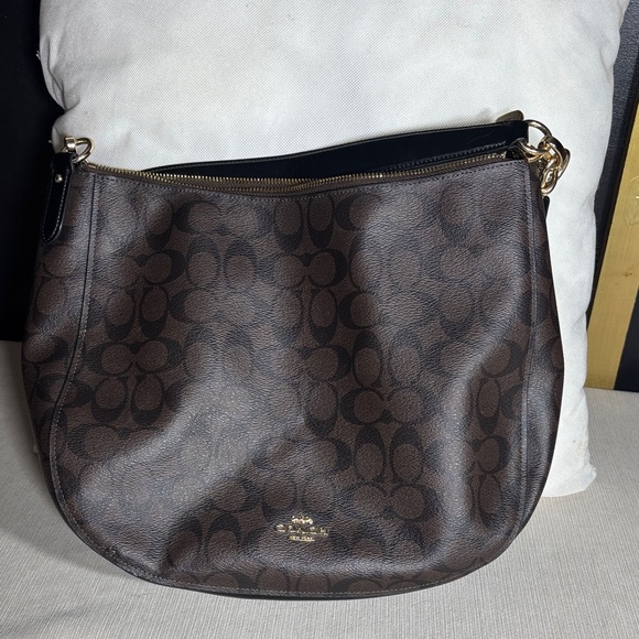 Coach Dark Brown Hobo Bag - Picture 1 of 12